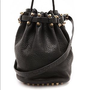 Alexander Wang black leather Diego bag